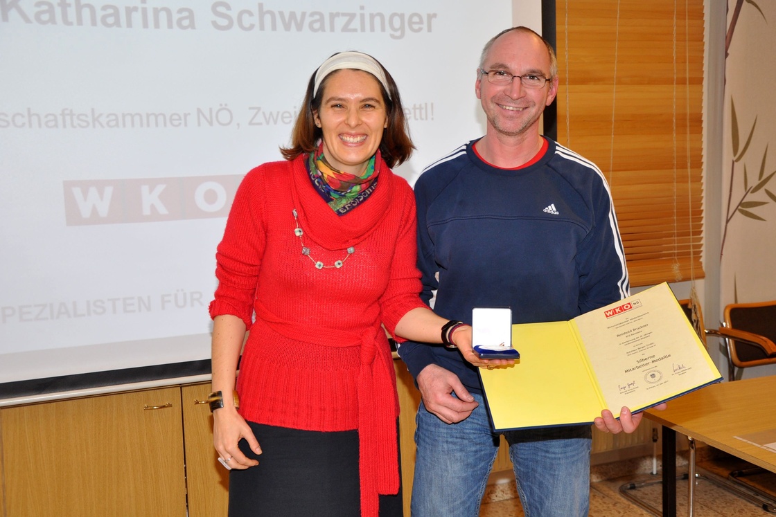 Team Berger Neujahrsempfang mit Ehrung unserer Firmenjubilare durch die Wirtschaftskammer Zwettl