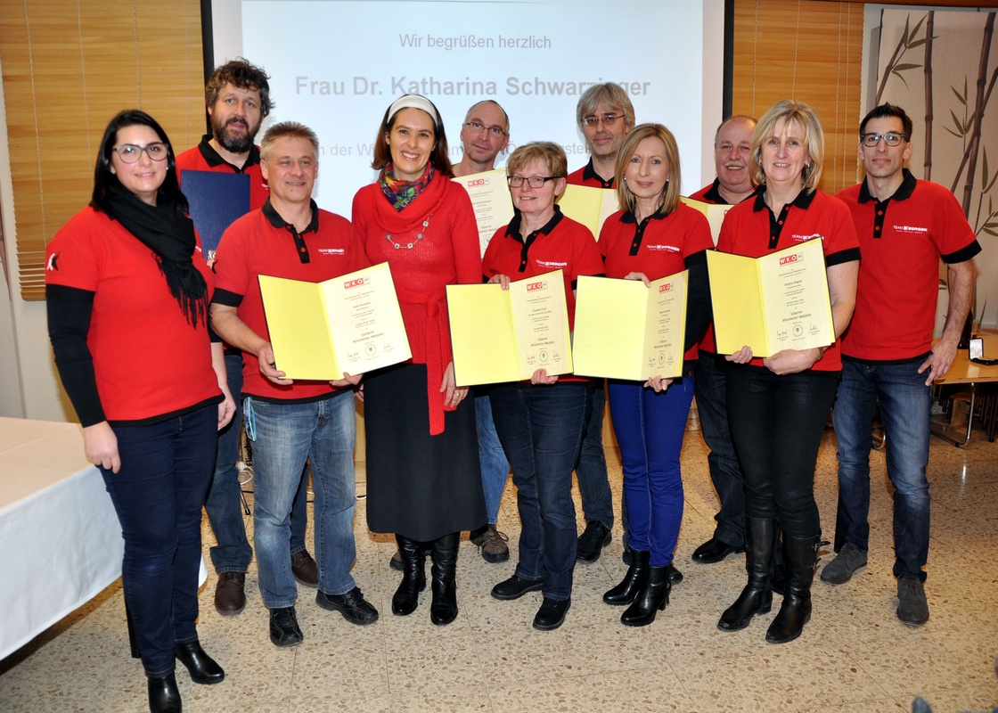 Team Berger Neujahrsempfang mit Ehrung unserer Firmenjubilare durch die Wirtschaftskammer Zwettl