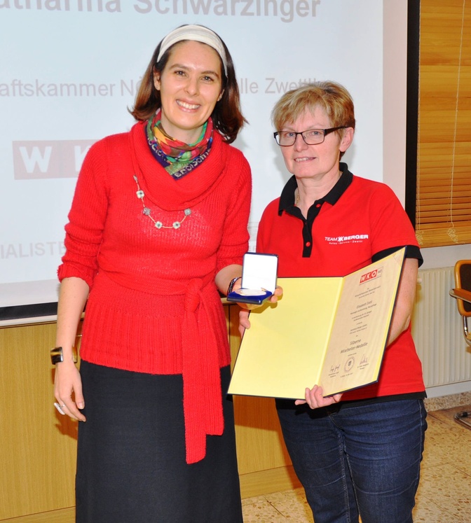 Team Berger Neujahrsempfang mit Ehrung unserer Firmenjubilare durch die Wirtschaftskammer Zwettl