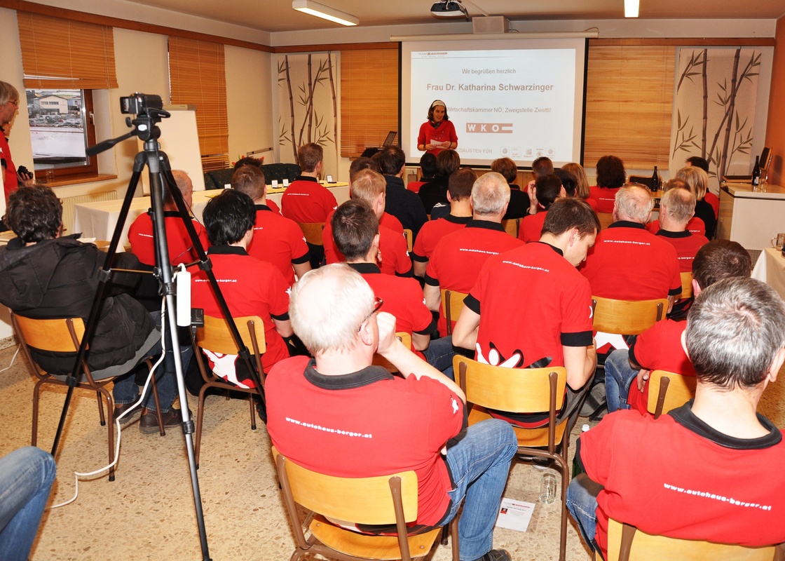 Team Berger Neujahrsempfang mit Ehrung unserer Firmenjubilare durch die Wirtschaftskammer Zwettl