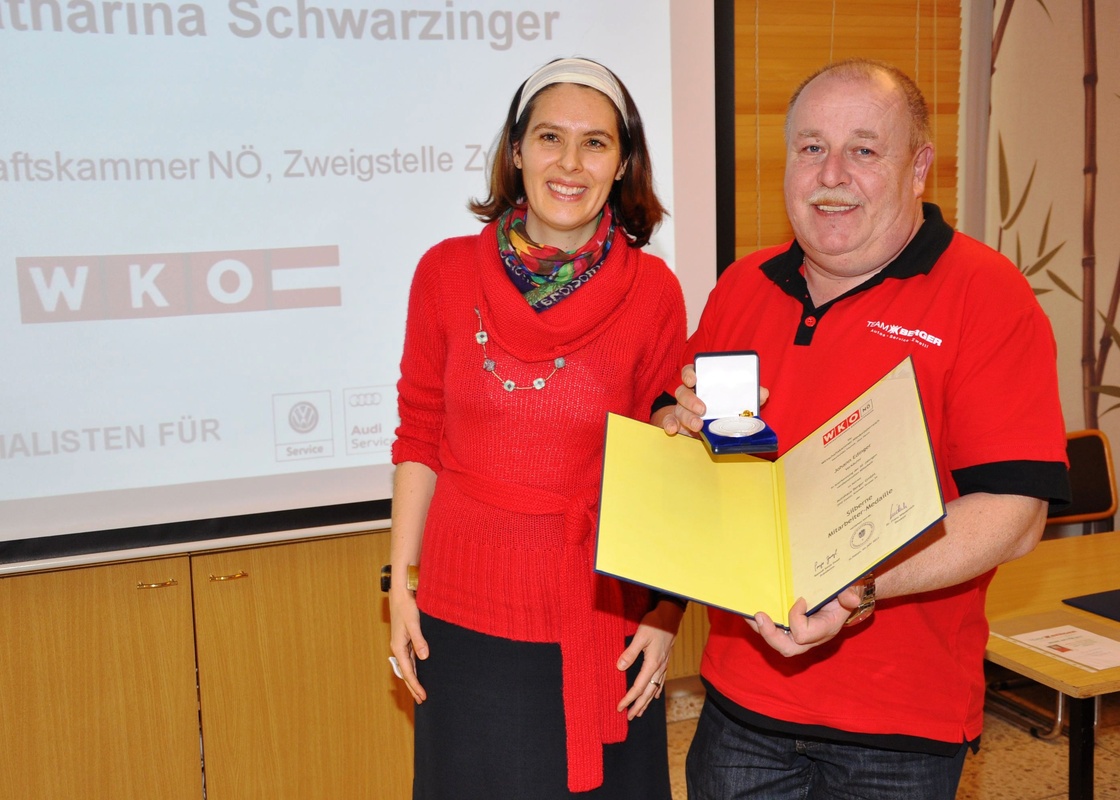 Team Berger Neujahrsempfang mit Ehrung unserer Firmenjubilare durch die Wirtschaftskammer Zwettl